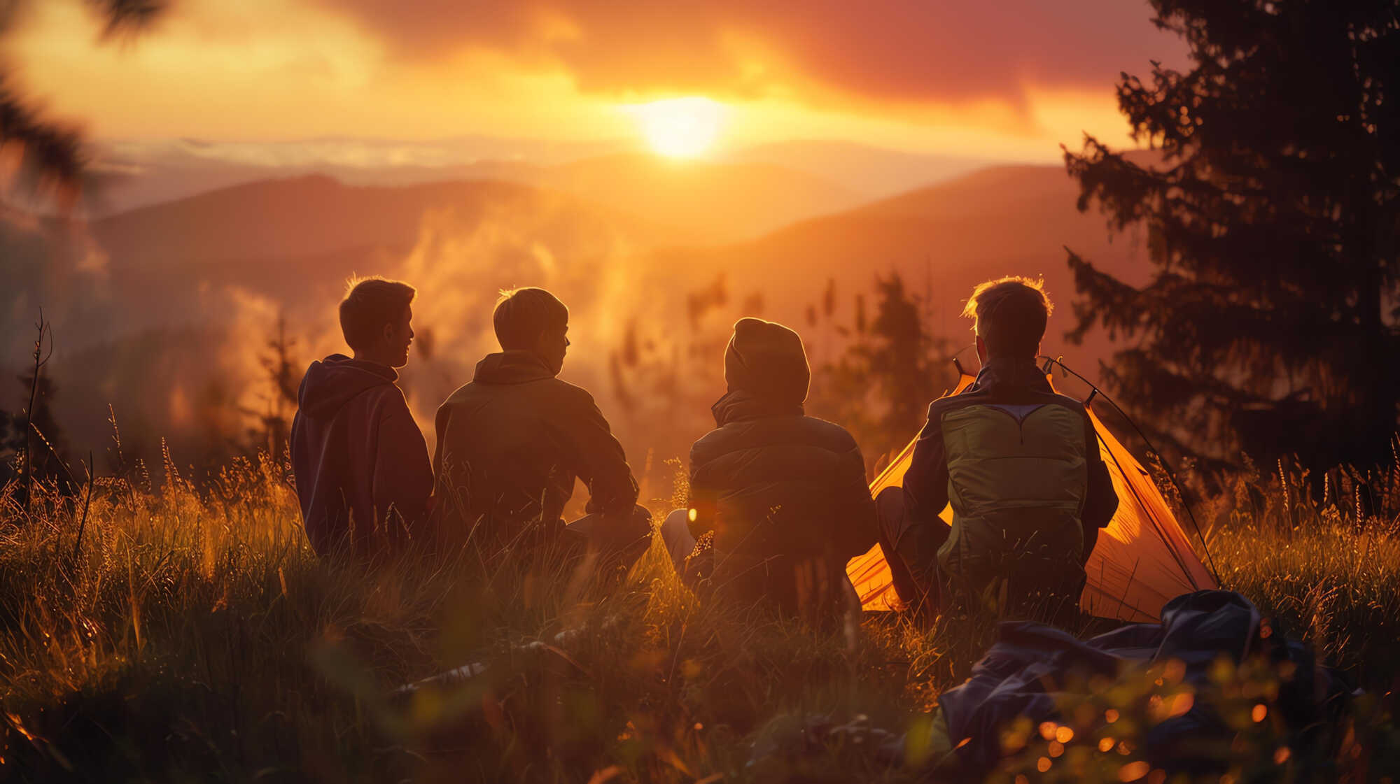 four-friends-camping-mountains-they-are-sitting-hilltop-watching-sunset-(1)_optimized